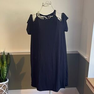 Torrid Black Cold Shoulder Dress